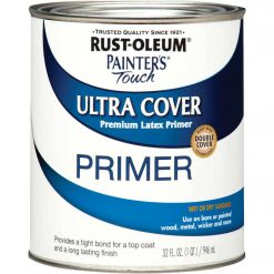 Top 10 ✨ Rust-Oleum Painter's Touch Ultra Cover Acrylic Latex Flat Decorator Enamel, White, 1 Qt. 😀