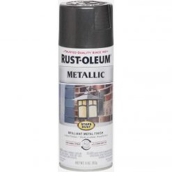 Brand new 😍 Rust-Oleum Stops Rust 11 Oz. Metallic Spray Paint, Charcoal 💯