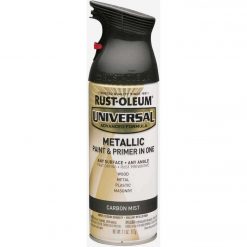 Cheap 😍 Rust-Oleum Universal 11 Oz. Metallic Spray Paint, Carbon Mist 🛒