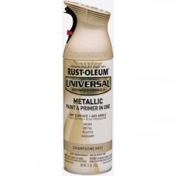 Best Pirce 💯 Rust-Oleum Universal 11 Oz. Metallic Spray Paint, Champagne Mist 👍