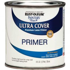 Wholesale ❤️ Rust-Oleum Painter's Touch Ultra Cover Acrylic Latex Flat Decorator Enamel, White, 1/2 Pt. ✔️