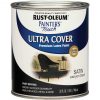 Discount ✔️ Rust-Oleum Painter's Touch Ultra Cover Acrylic Latex Satin Decorator Enamel, Canyon Black, 1 Qt. 💯 -Cheap Rust-Oleum Shop ItemImage 00020066222994 q5lyp9 4dw2jk bmq683