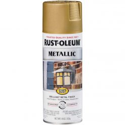 Budget 🌟 Rust-Oleum Stops Rust 11 Oz. Metallic Spray Paint, Burnished Brass ⭐