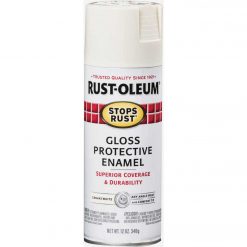 Wholesale 🛒 Rust-Oleum Stops Rust Enamel Gloss Canvas White-12 Oz ✨