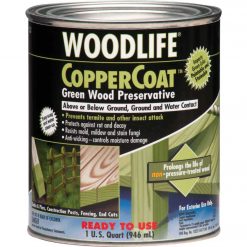 Outlet 😉 Rust-Oleum Woodlife Water-Based Coppercoat Green Wood Preservative, 1 Qt. 👍
