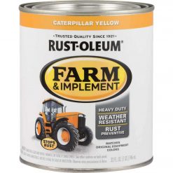Deals 💯 Rust-Oleum 1 Quart Caterpillar Yellow Gloss Farm & Implement Enamel 💯