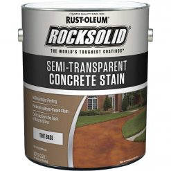 Cheap ✨ Rust-Oleum RockSolid Semi-Transparent Concrete Stain, 1 Gal., Tint Base 👏