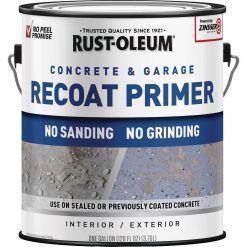 Discount 🛒 Rust-Oleum Garage & Concrete Recoat Floor Primer, Semi-Transparent Gray, Gal 🤩