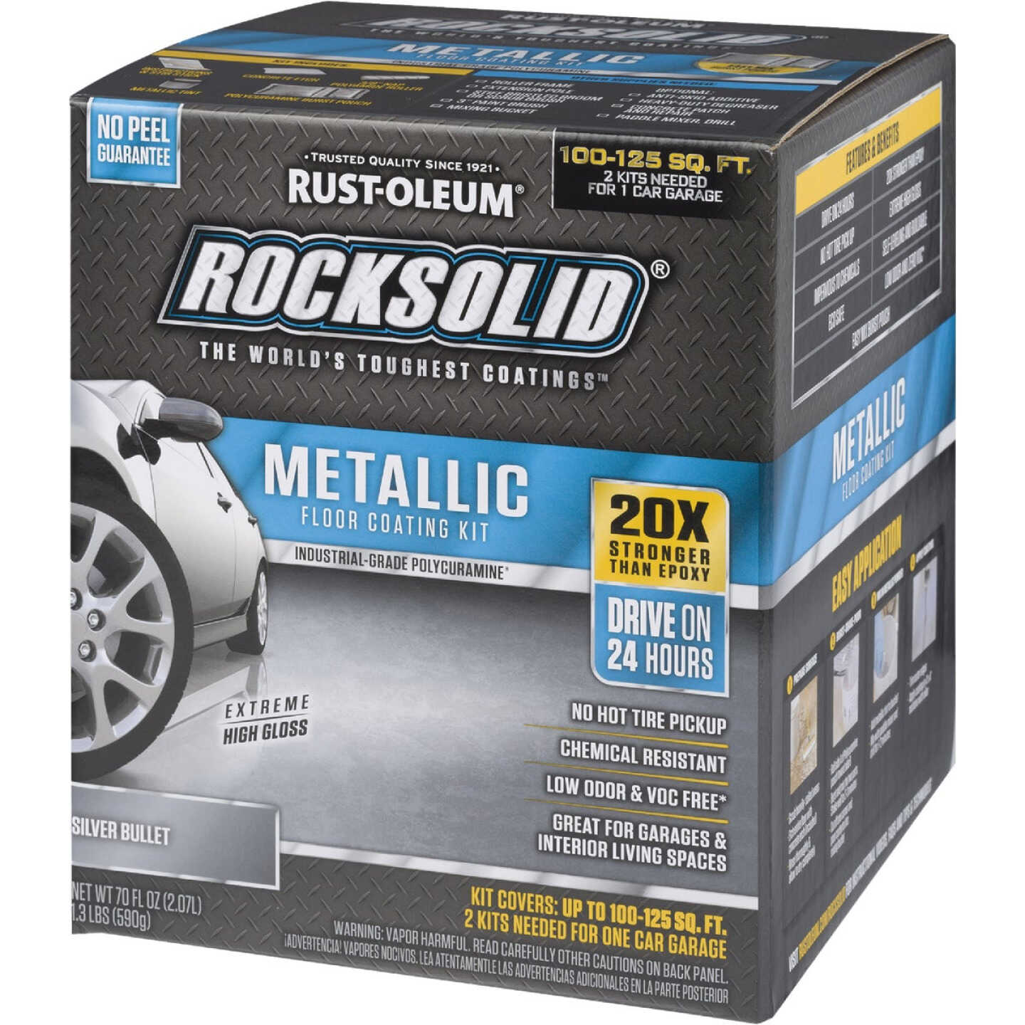 Deals π Rust-Oleum RockSolid Metallic Floor π§₯ Coating Kit, Silver, 70 Oz. π 3 Deals π Rust-Oleum RockSolid Metallic Floor π§₯ Coating Kit, Silver, 70 Oz. π