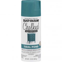 Deals ⌛ Rust-Oleum Chalked 12 Oz. Ultra Matte Spray Paint, Tidal Pond 🧨