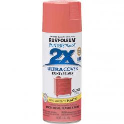 Cheapest 💯 Rust-Oleum Painter's Touch 2X Ultra Cover 12 Oz. Gloss Paint + Primer Spray Paint, Coral 👍 -Cheap Rust-Oleum Shop ItemImage 772161 q5x0jp 2xxajs 5hdy3b