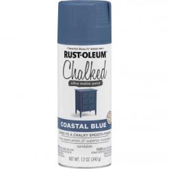 Cheap 😀 Rust-Oleum Chalked 12 Oz. Ultra Matte Spray Paint, Coastal Blue 🛒