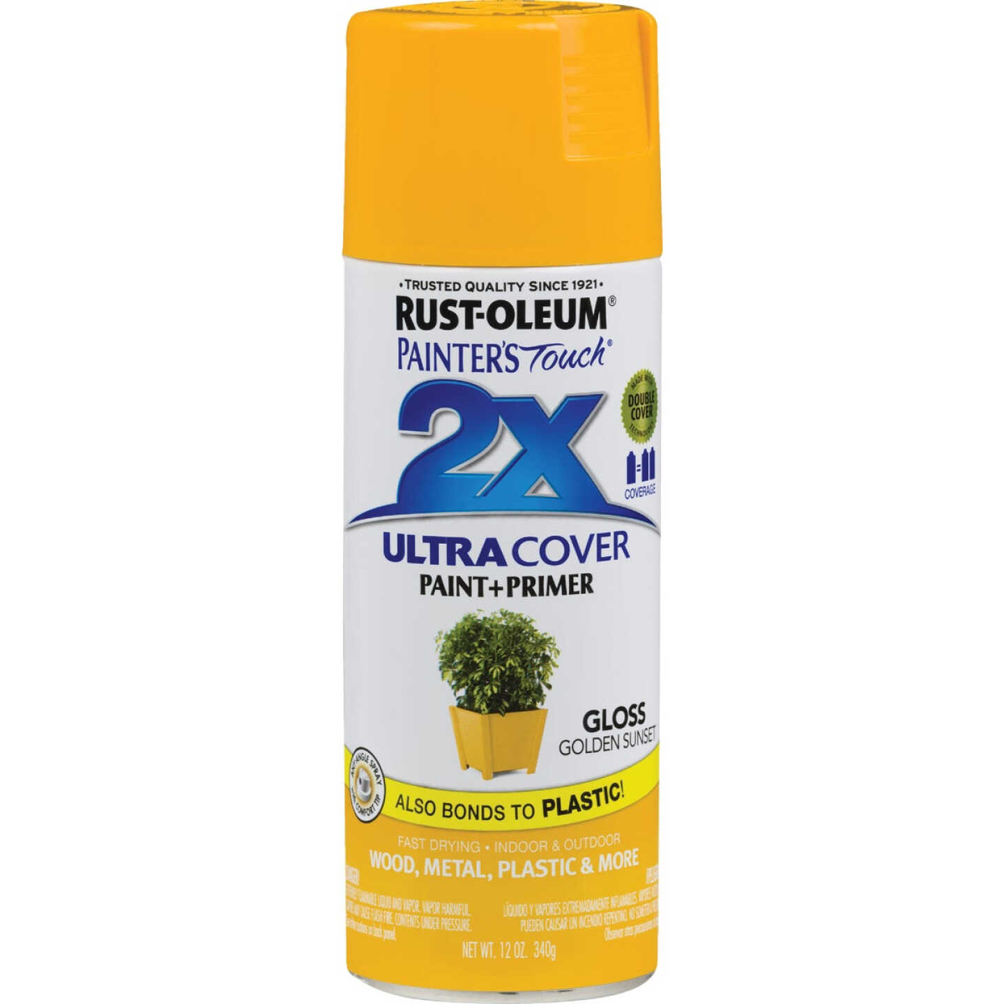 Cheap π Rust-Oleum Painter's Touch 2X Ultra Cover 12 Oz. Gloss Paint + Primer Spray Paint, Golden Sunset π₯ 4 Cheap π Rust-Oleum Painter's Touch 2X Ultra Cover 12 Oz. Gloss Paint + Primer Spray Paint, Golden Sunset π₯ - Image 2
