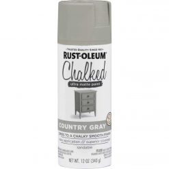Best Sale 🧨 Rust-Oleum Chalked 12 Oz. Ultra Matte Spray Paint, Country Gray 👏