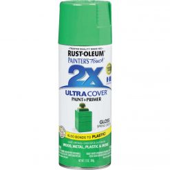 Budget 🔥 Rust-Oleum Painter's Touch 2X Ultra Cover 12 Oz. Gloss Paint + Primer Spray Paint, Spring Green 🌟 -Cheap Rust-Oleum Shop ItemImage 772166 q5x0jt dyyfsg 5yg3bx