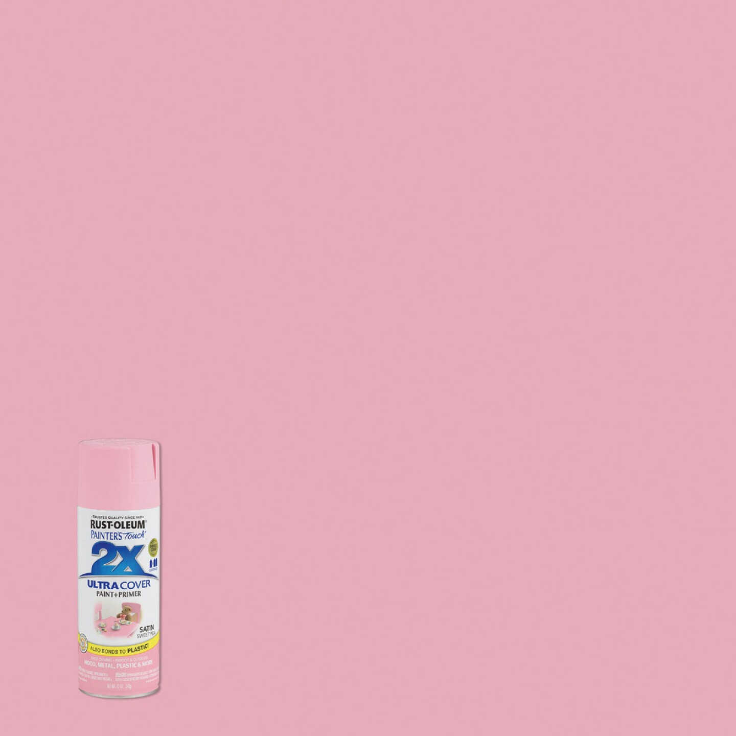 Best Pirce 🥰 Rust-Oleum Painter's Touch 2X Ultra Cover 12 Oz. Satin Paint + Primer Spray Paint, Sweet Pea 🌟 3 Best Pirce 🥰 Rust-Oleum Painter's Touch 2X Ultra Cover 12 Oz. Satin Paint + Primer Spray Paint, Sweet Pea 🌟