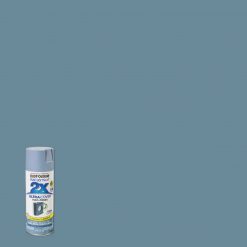 Budget 🔔 Rust-Oleum Painter's Touch 2X Ultra Cover 12 Oz. Satin Paint + Primer Spray Paint, Slate Blue 🎉