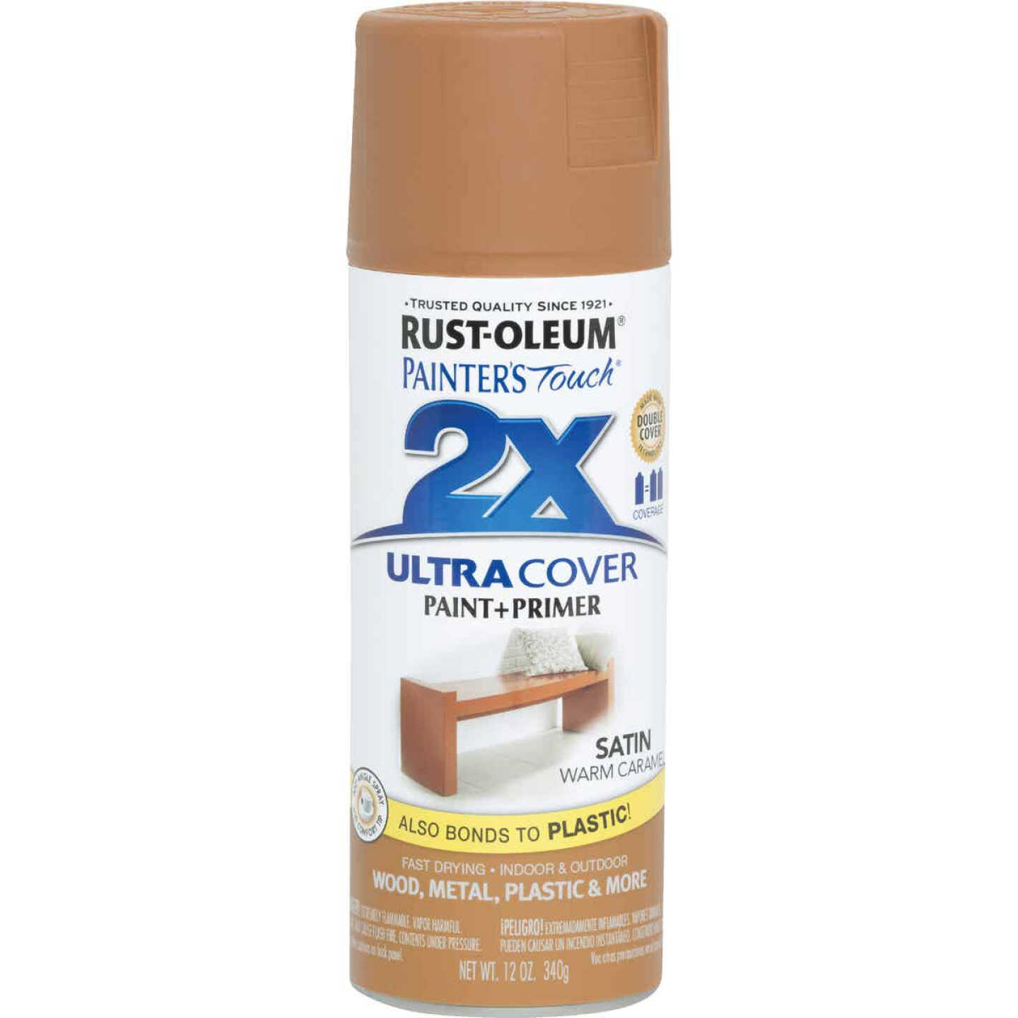 Best reviews of π Rust-Oleum Painter's Touch 2X Ultra Cover 12 Oz. Satin Paint + Primer Spray Paint, Caramel βοΈ 4 Best reviews of π Rust-Oleum Painter's Touch 2X Ultra Cover 12 Oz. Satin Paint + Primer Spray Paint, Caramel βοΈ - Image 2