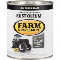 Wholesale 🔥 Rust-Oleum 1 Quart Black Low Gloss Farm & Implement Enamel 🌟