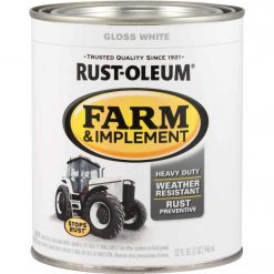 Buy 😍 Rust-Oleum 1 Quart White Gloss Farm & Implement Enamel 👍
