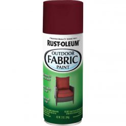 Deals ⌛ Rust-Oleum 12 Oz. Flat/Matte Outdoor Fabric Spray Paint, Dark Red ✨