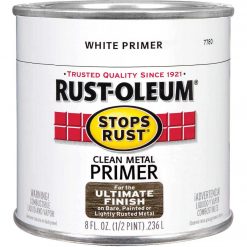 Buy ⌛ Rust-Oleum Stops Rust Clean Metal Primer, White, 1/2 Pt. 🧨