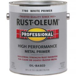 Promo 🔥 Rust-Oleum Professional High Performance Metal Primer, White, 1 Gal. ✔️