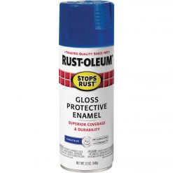 Flash Sale ✔️ Rust-Oleum Stops Rust 12 Oz. Gloss Cobalt Spray Paint Protective Enamel ✨