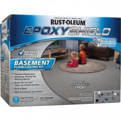 Buy 😍 Rust-Oleum EpoxyShield Satin Basement Floor 🧥 Coating Kit, Gray, 120 Oz. 🧨
