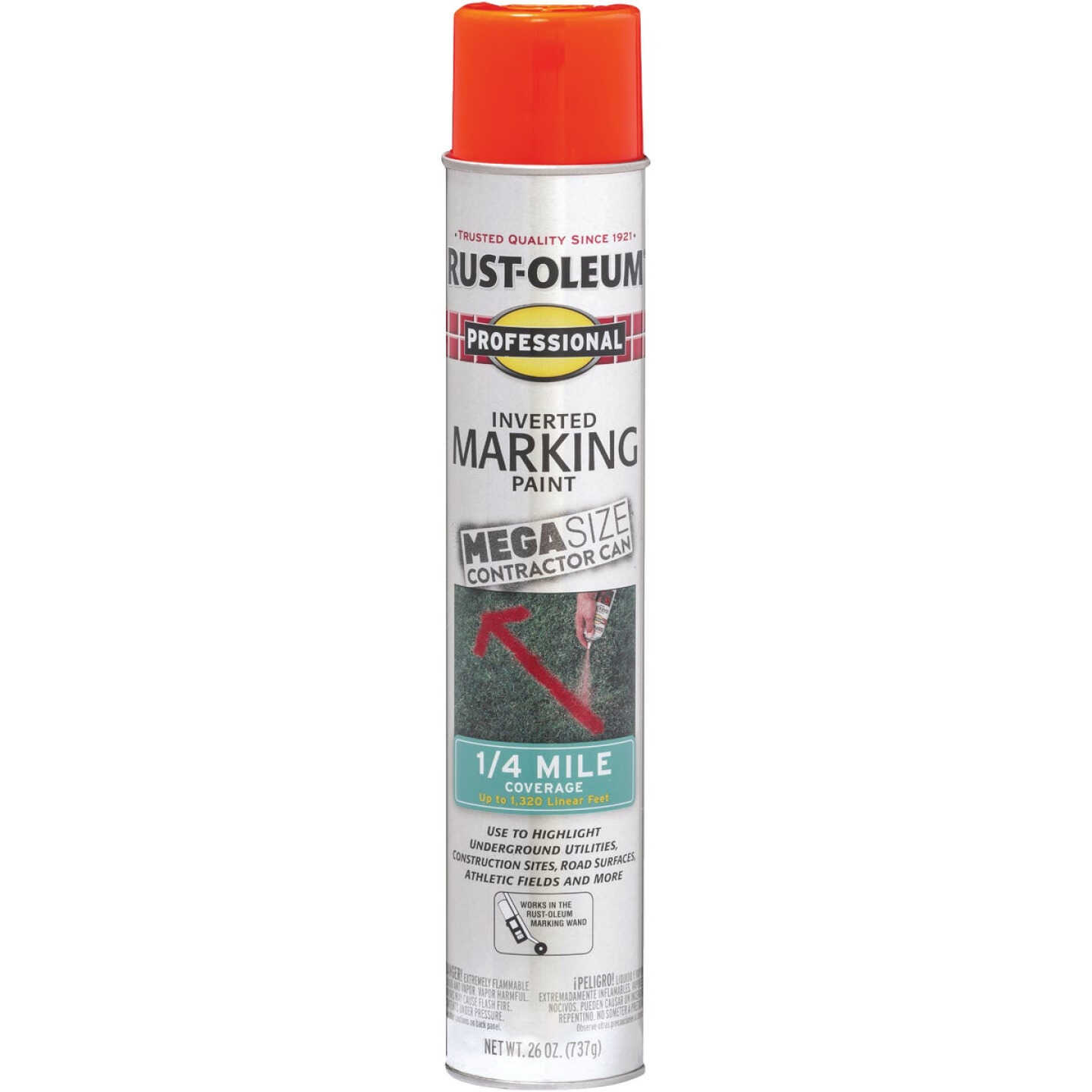 Flash Sale ๐ Rust-Oleum Professional 26 Oz. Mega Fluorescent Red-Orange Inverted Marking Spray Paint ๐ 3 Flash Sale ๐ Rust-Oleum Professional 26 Oz. Mega Fluorescent Red-Orange Inverted Marking Spray Paint ๐