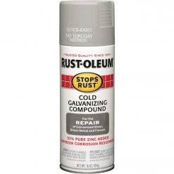 Cheap 👍 Rust-Oleum Stops Rust Gray Galvanized 16 Oz. Anti-Rust Spray Paint 👍