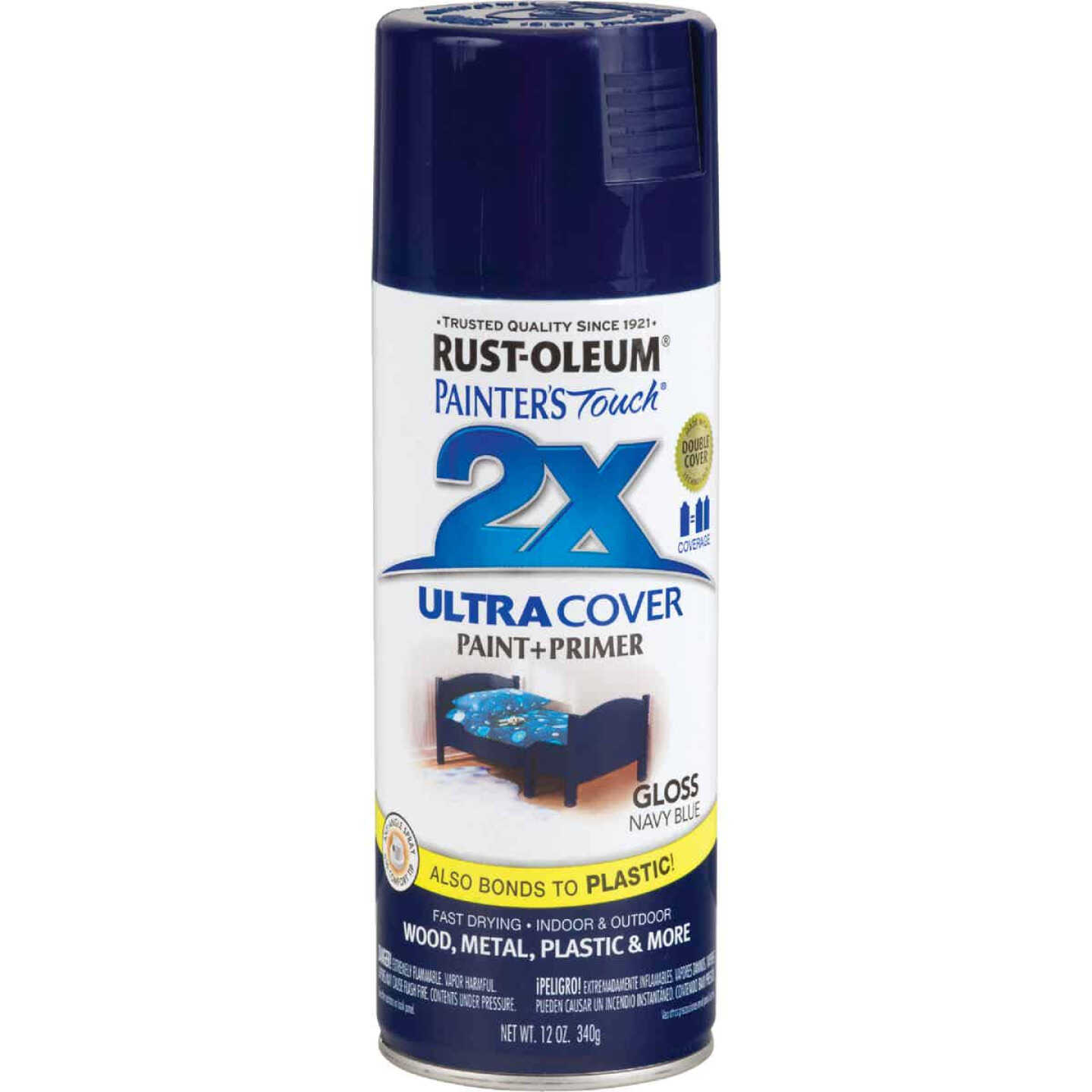 Deals 𧨠Rust-Oleum Painter's Touch 2X Ultra Cover 12 Oz. Gloss Paint + Primer Spray Paint, Navy Blue π₯° 4 Deals 𧨠Rust-Oleum Painter's Touch 2X Ultra Cover 12 Oz. Gloss Paint + Primer Spray Paint, Navy Blue π₯° - Image 2