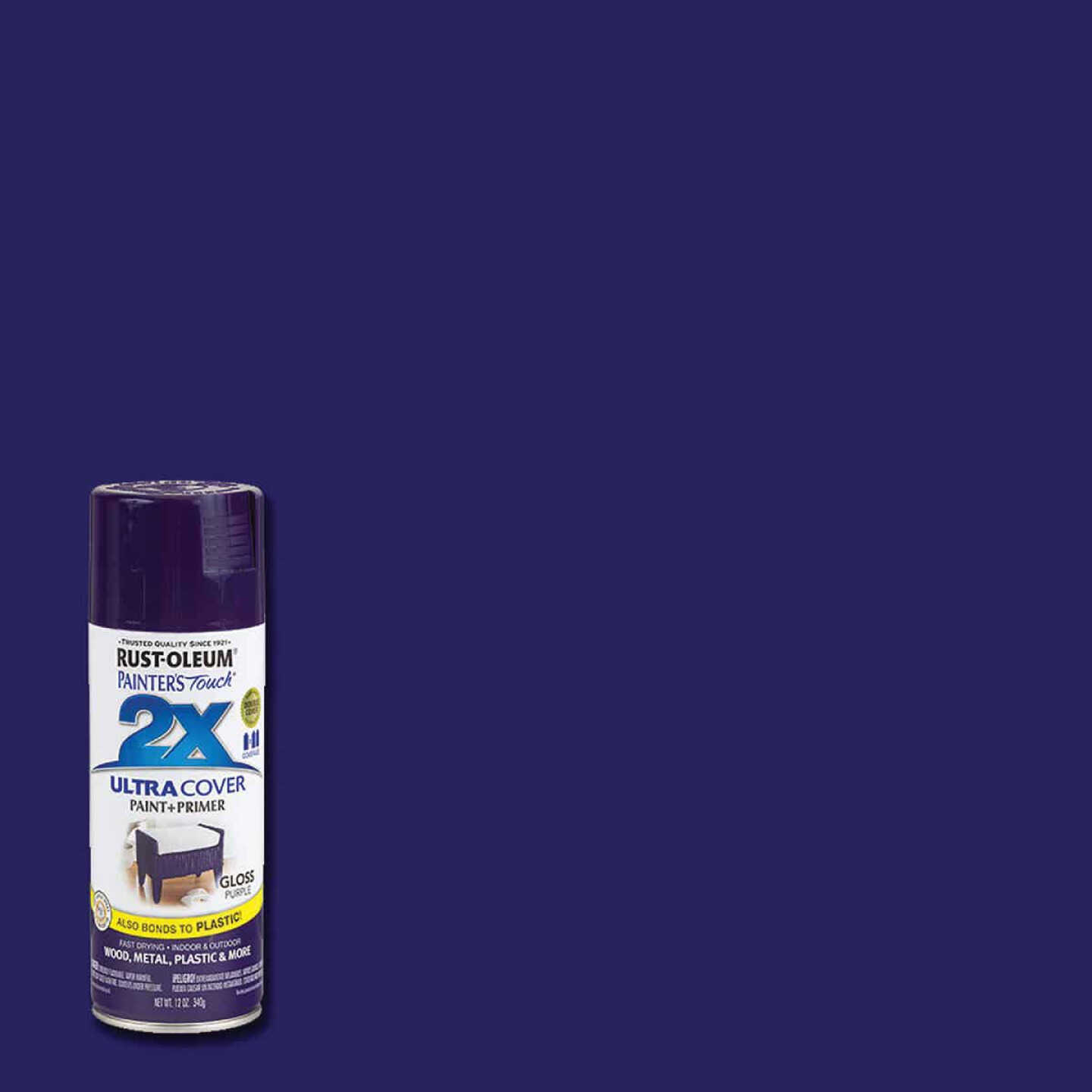 Best Sale π Rust-Oleum Painter's Touch 2X Ultra Cover 12 Oz. Gloss Paint + Primer Spray Paint, Purple π 3 Best Sale π Rust-Oleum Painter's Touch 2X Ultra Cover 12 Oz. Gloss Paint + Primer Spray Paint, Purple π