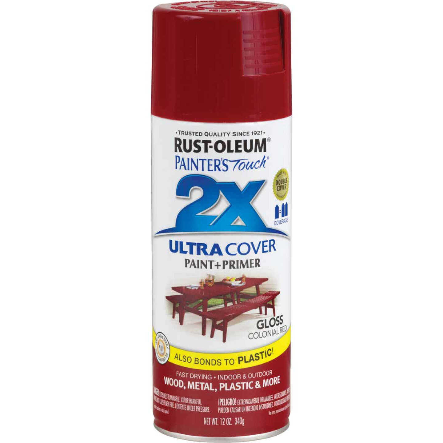 Coupon π Rust-Oleum Painter's Touch 2X Ultra Cover 12 Oz. Gloss Paint + Primer Spray Paint, Colonial Red β¨ 4 Coupon π Rust-Oleum Painter's Touch 2X Ultra Cover 12 Oz. Gloss Paint + Primer Spray Paint, Colonial Red β¨ - Image 2