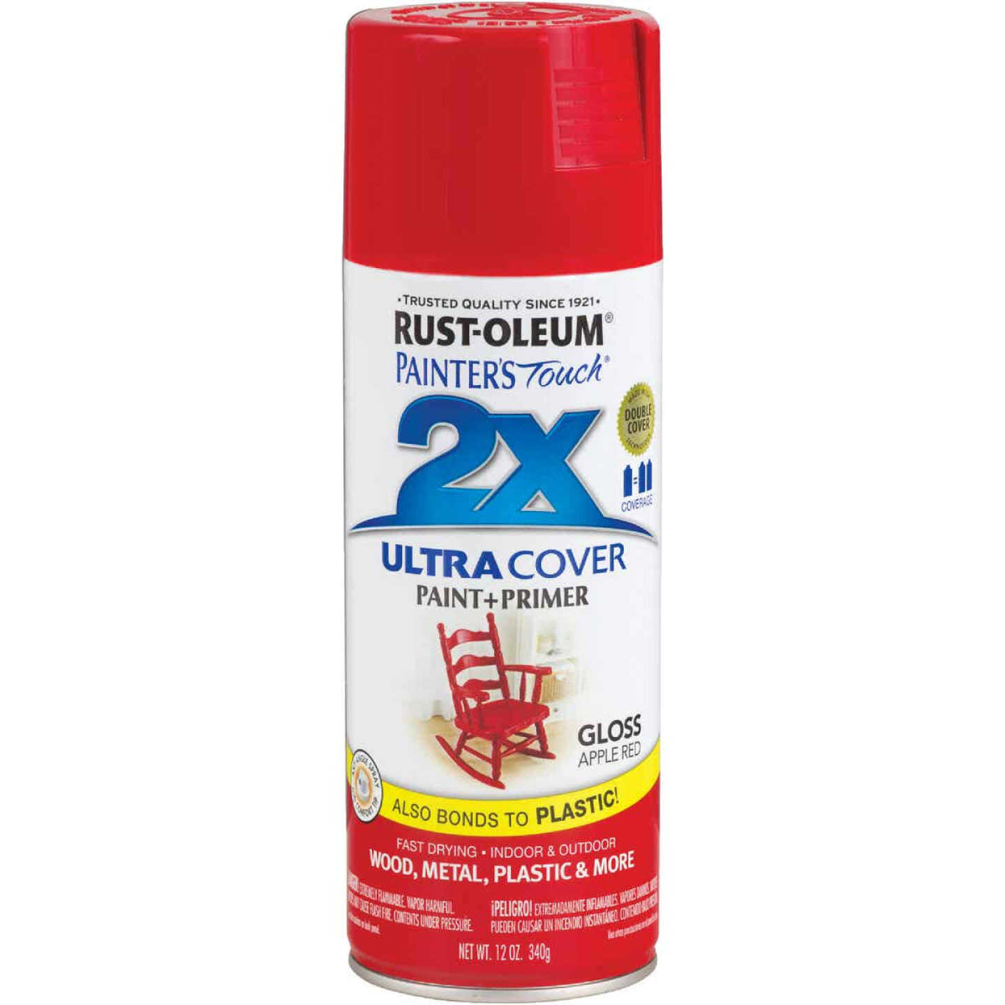 Best Pirce π Rust-Oleum Painter's Touch 2X Ultra Cover 12 Oz. Gloss Paint + Primer Spray Paint, Apple Red π 4 Best Pirce π Rust-Oleum Painter's Touch 2X Ultra Cover 12 Oz. Gloss Paint + Primer Spray Paint, Apple Red π - Image 2