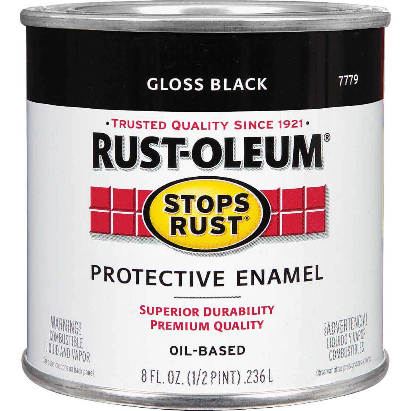 Brand new 𧨠Rust-Oleum Stops Rust Oil Based Gloss Protective Rust Control Enamel, Black, 1/2 Pt. π 3 Brand new 𧨠Rust-Oleum Stops Rust Oil Based Gloss Protective Rust Control Enamel, Black, 1/2 Pt. π