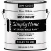 Hot Sale 🎁 Rust-Oleum Simply Home Semi-Gloss Pure White Interior Wall Paint, Gallon 💯 -Cheap Rust-Oleum Shop ItemImage 777523 q5x254 153xs eol6dx