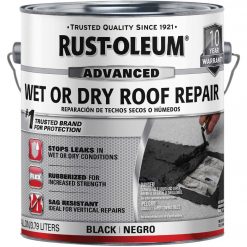 Coupon 👏 Rust-Oleum 1 Gal. Black Advanced Wet Or Dry Roof Repair 👍
