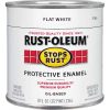 Top 10 🧨 Rust-Oleum Stops Rust Oil Based Flat Protective Rust Control Enamel, White, 1/2 Pt. ⭐ -Cheap Rust-Oleum Shop ItemImage 778395 q5x2ax djxexs 26wbn5
