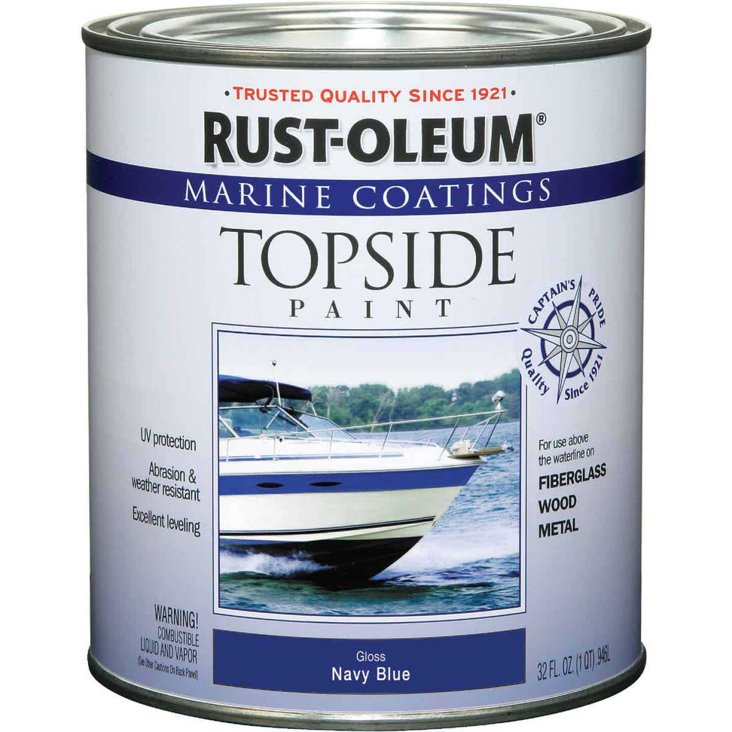 New π Rust-Oleum Gloss Marine Boat Topside Paint, Navy Blue, 1 Qt. π₯ 3 New π Rust-Oleum Gloss Marine Boat Topside Paint, Navy Blue, 1 Qt. π₯