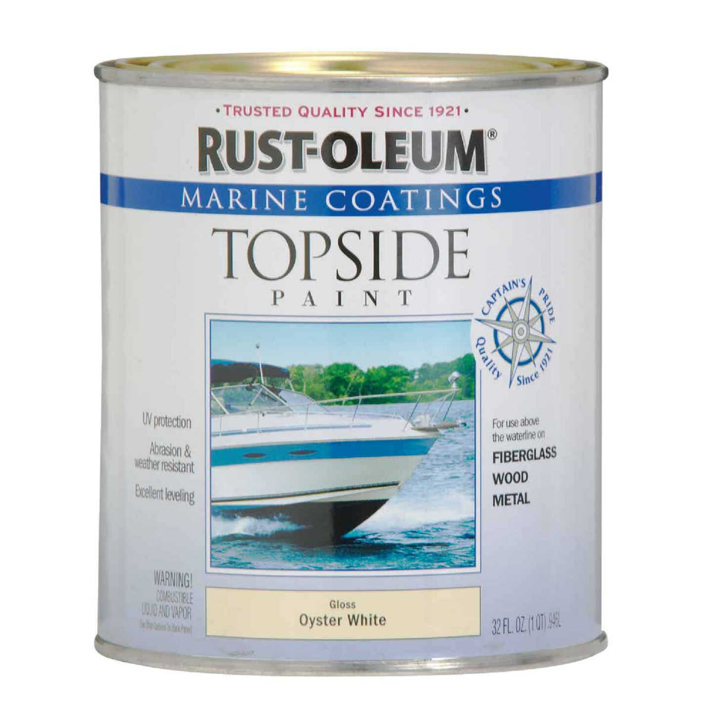 Buy βοΈ Rust-Oleum Gloss Marine Boat Topside Paint, Oyster White, 1 Qt. π 3 Buy βοΈ Rust-Oleum Gloss Marine Boat Topside Paint, Oyster White, 1 Qt. π