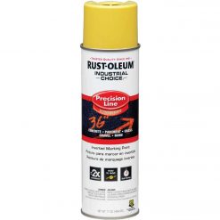 Deals 🎉 Rust-Oleum Industrial Choice Hi-Visibility Yellow 17 Oz. Inverted Marking Spray Paint 🎉