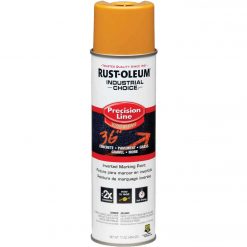 Best reviews of 🎉 Rust-Oleum Industrial Choice Caution Yellow 17 Oz. Inverted Marking Spray Paint 🥰