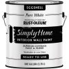 Wholesale 🎉 Rust-Oleum Simply Home Eggshell Pure White Interior Wall Paint, Gallon 😉 -Cheap Rust-Oleum Shop ItemImage 780441 q5x2m5 c0atko bdaqur