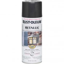 Flash Sale ⌛ Rust-Oleum Stops Rust 11 Oz. Metallic Satin Spray Paint, Black Night 👍