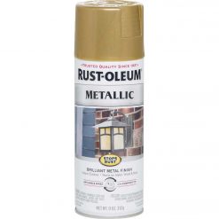Coupon 🎁 Rust-Oleum Stops Rust 11 Oz. Metallic Satin Spray Paint, Gold Rush ✔️