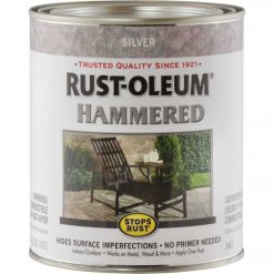 Best reviews of 👍 Rust-Oleum Stops Rust 🔨 Hammered Paint, Silver, 1 Qt. ⭐