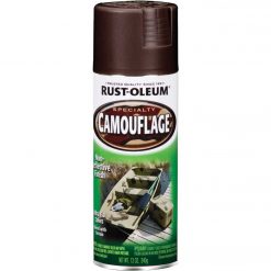 Best Sale 🌟 Rust-Oleum Camouflage 12 Oz. Flat Spray Paint, Earth Brown 🧨