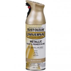 Budget 😀 Rust-Oleum Universal 11 Oz. Metallic Gilded Brass Paint 🌟