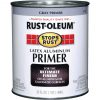 Outlet 🛒 Rust-Oleum Stops Rust Latex Aluminum Primer, Gray, 1 Qt. 💯